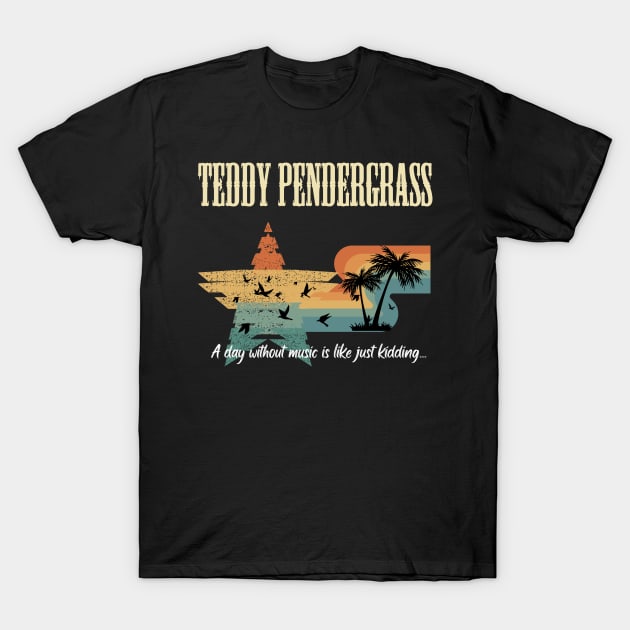 TEDDY PENDERGRASS BAND T-Shirt by growing.std